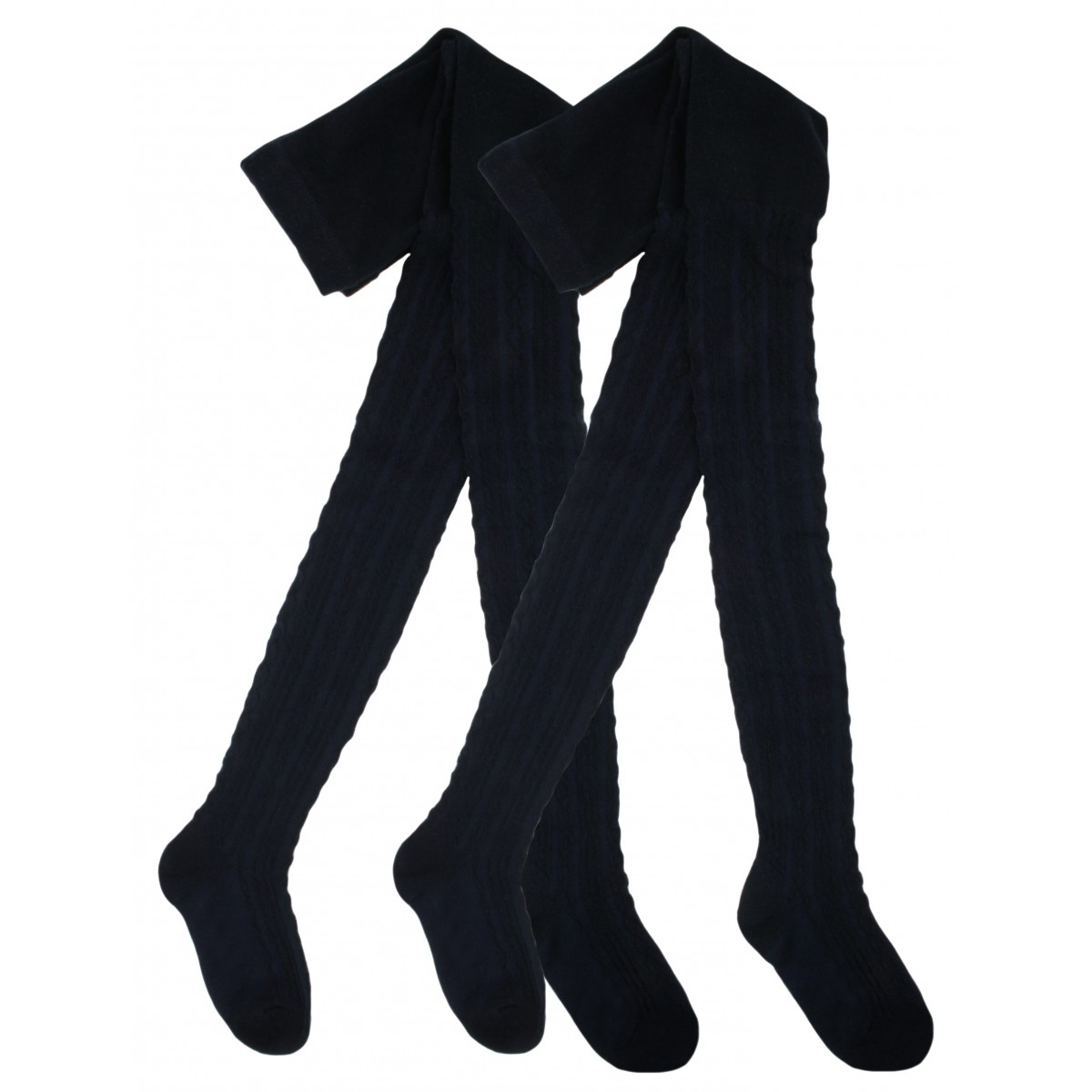 Girls Cotton Rich Cable Knit Tights Zest Clothing